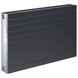 Image of Henrad Everest Double Convector Designer Radiator - Grey 600 x 1000 mm