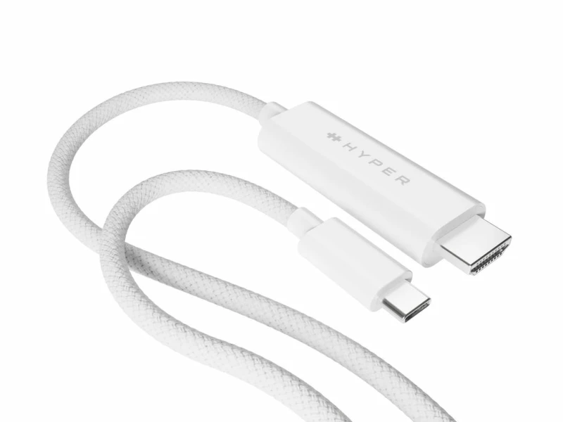 Image of HYPER HyperDrive USB-C to HDMI 4K60Hz Cable - White