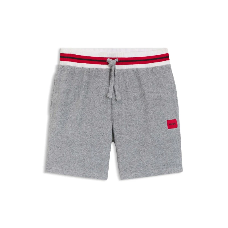 Image of Hugo Jaxon Contrast Trim Shorts Grey male S