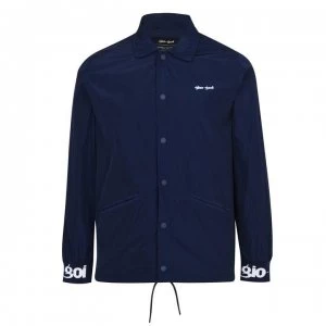 Image of Gio Goi Coach Jacket - Navy