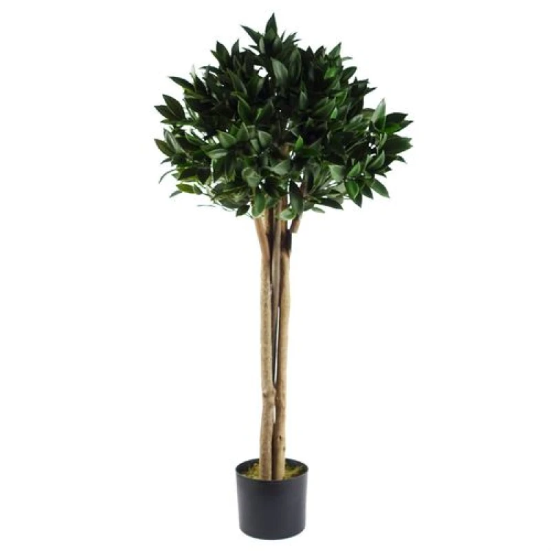 Image of Leaf Bay Tree UV Resistant Outdoor Topiary 120cm Botanik Green