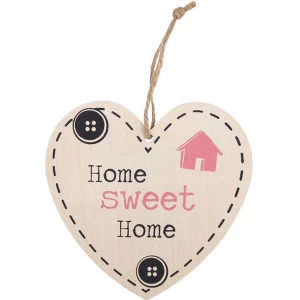 Image of Home Sweet Home Hanging Heart Sign