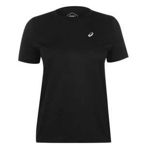 Image of Asics Katakana Short Sleeve T Shirt Ladies - Black