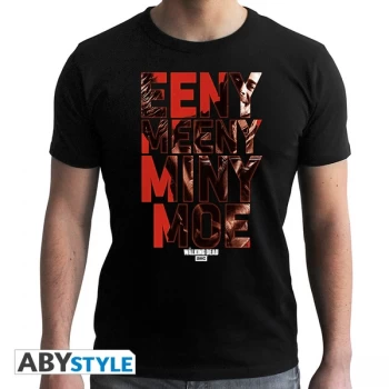 Image of The Walking Dead - Eeny Meeny Mens Medium T-Shirt - Black