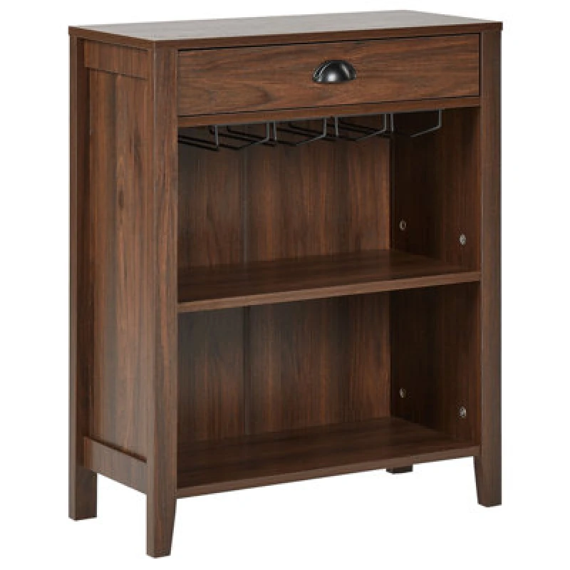 Image of Beliani Sideboard Walkerston Dark Brown