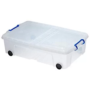 Image of 35L Heavy Duty Under Bed Box with Lid