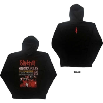 Image of Slipknot - Minneapolis '09 Unisex Small Hoodie - Black