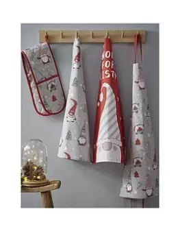 Image of Catherine Lansfield Christmas Gnomes Apron