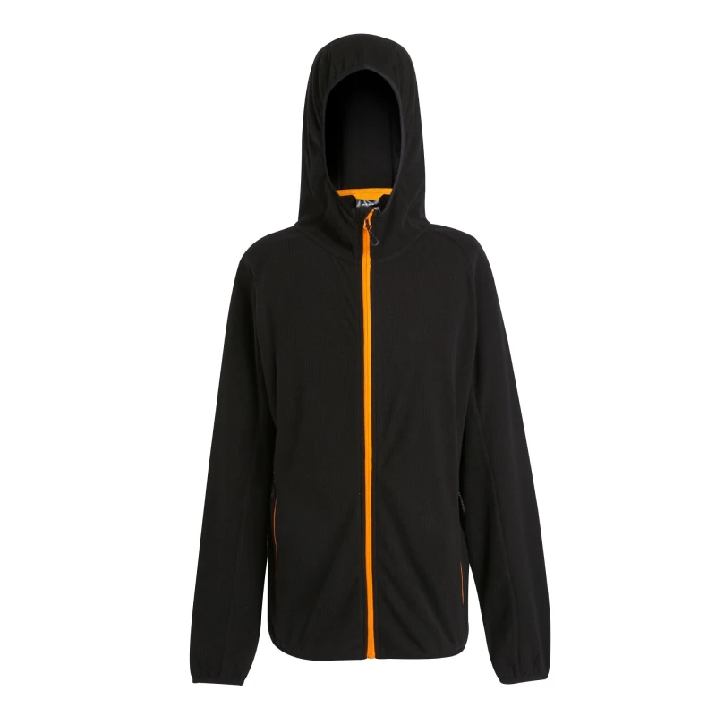 Image of Regatta Professional Mens Full Zip Fleece Jacket in Orange Size: Small Orange Male S