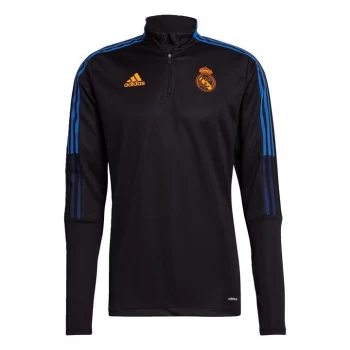 Image of adidas Real Madrid Tiro Training Top Mens - Black
