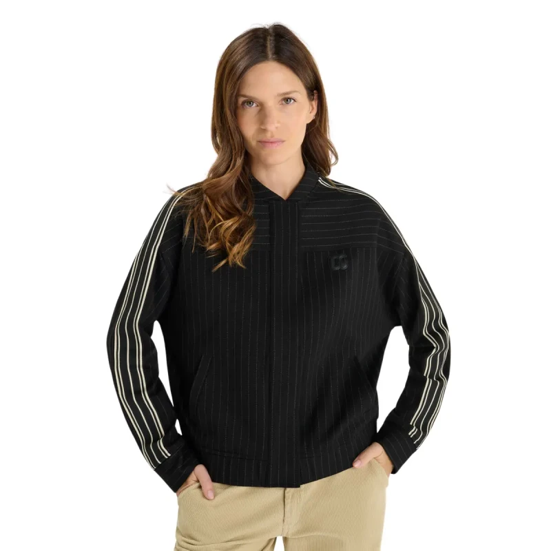 Image of Le Temps des cerises Womens jacket Le Temps des cerises Olivia Noir Female M