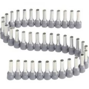 Image of Ferrule 1 x 2.50 mm2 x 8mm Partially insulated Grey Vogt Verbin