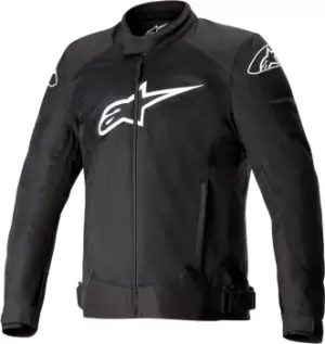 Image of Alpinestars T-SP X Superair Motorcycle Textile Jacket, black-white, Size S, black-white, Size S