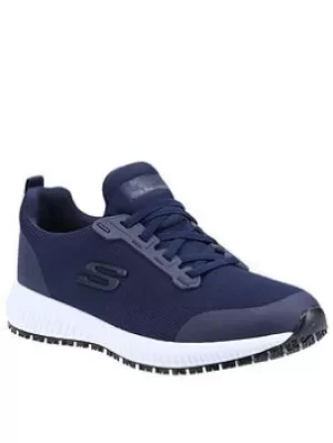 Image of Skechers Slip On Athletic Slip Resistant Workwear Trainers, Navy, Size 8, Women
