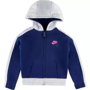 Image of Nike Air Fleece Hoodie - Blue