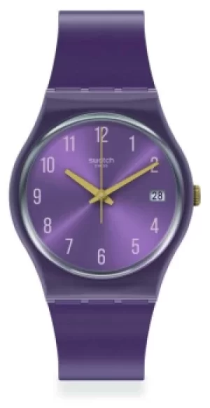 Image of Swatch PEARLYPURPLE Silicone Strap GV403 Watch