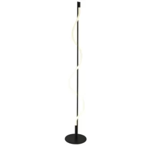Image of Serpent 1 Light LED Table Lamp, Black, Acrylic 2700K