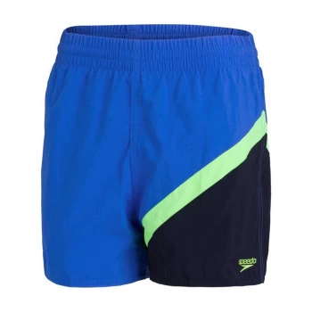 Image of Speedo Colourblock Watershorts Boys - Blue/Green/Navy