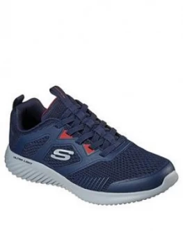 Image of Skechers Bounder Trainer - Navy, Size 9, Men