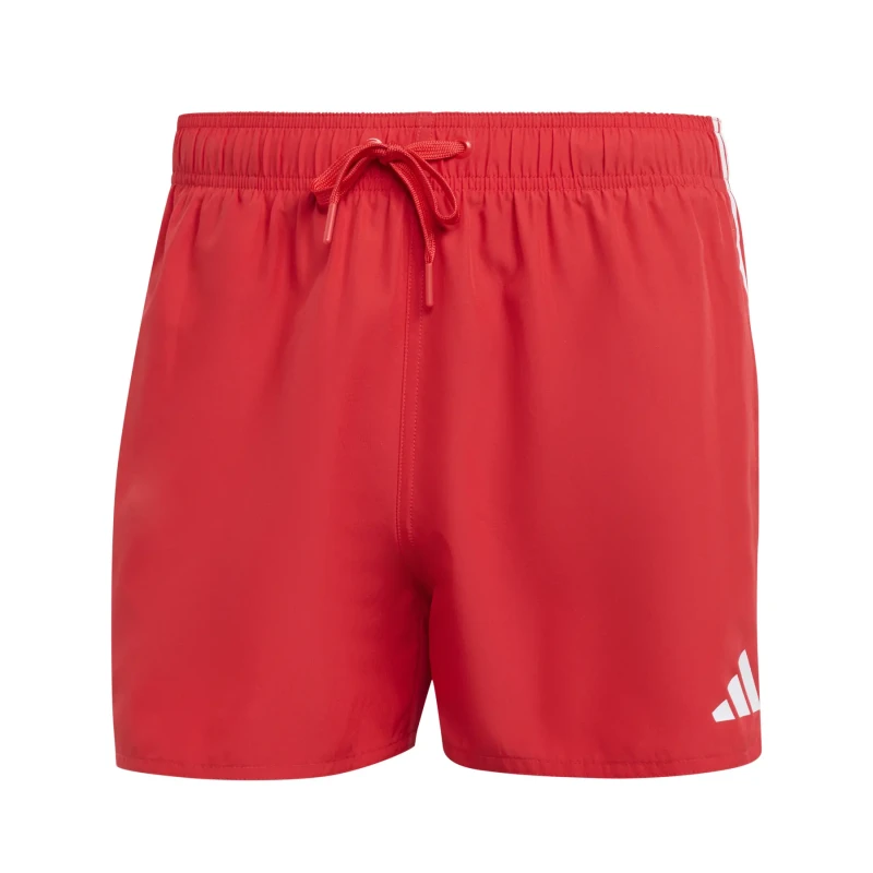 Image of Swim shorts adidas 3-Stripes 3" Rouge Male M