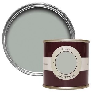 Image of Farrow & Ball Estate Light blue No. 22 Emulsion Paint 100ml Tester pot