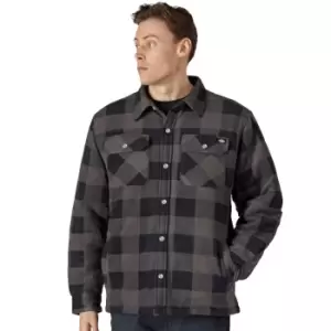 Image of Dickies Mens Portland Long Sleeve Polyester Polar Fleece Padded Shirt XL - Chest 48-50', Collar 17-17.5'