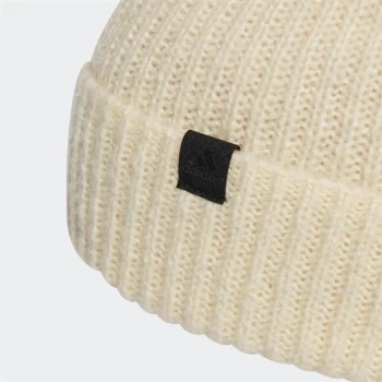 Image of adidas Cuff Beanie Womens - Wonder White / Black / Black