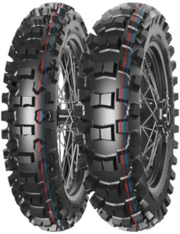 Image of Mitas Terra Force-MX IT ( 90/90-14 TT 46M Compound Pit Cross, NHS, Front wheel, red ) Motorcycle tires