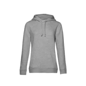 Image of B&C Womens/Ladies Organic Hoodie (XS) (Grey Heather)