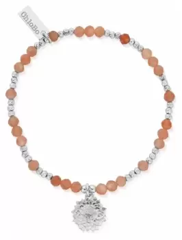 Image of ChloBo SBPMFB3200 Sunflower Peach Moonstone Bracelet Jewellery