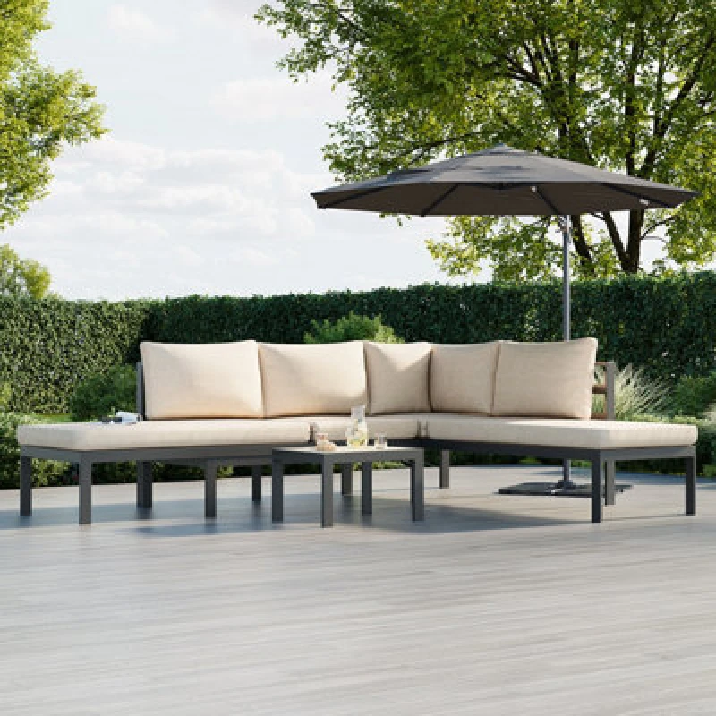Image of Charles Bentley Lagos Modular Aluminium Lounge Set