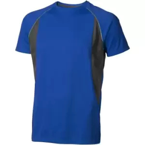 Image of Elevate Mens Quebec Short Sleeve T-Shirt (M) (Blue/Anthracite)