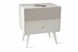 Image of Koble Ralph Wireless Charging Bluetooth Side Table - White