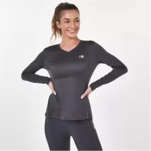 Image of Karrimor Longsleeve Runnng T Shirt Ladies - Grey