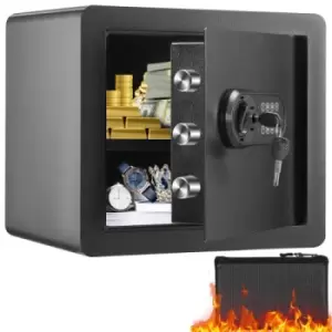 Image of VEVOR Safe, 1.2 Cubic Feet Home Safe, Steel Security Safe with Digital Keypad and 2 Keys, Cabinet Safe with Fire-proof Bag, Protect Cash, Gold, Jewelr