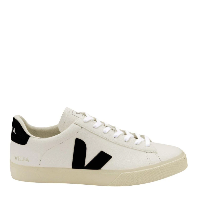 Image of VEJA Campo Trainers in White & Black White & Black UK 3 (EU 36)