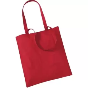 Image of Westford Mill Promo Bag For Life - 10 Litres (One Size) (Classic Red) - Classic Red