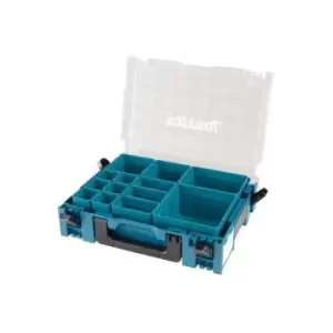 Image of Makita 191X80-2 MAPAC Clear Lid Stackable Organiser Case With Inserts