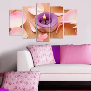 Image of 5PMDF-50 Multicolor Decorative MDF Painting (5 Pieces)