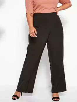 Image of Yours Straight Leg 26" Pablo Trouser - Black, Size 16, Inside Leg 26, Women
