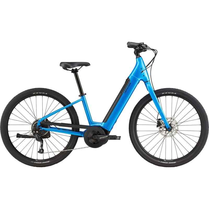 Image of Cannondale Adventure Neo 4 Electric Hybrid Bike Electric Blue unisex M
