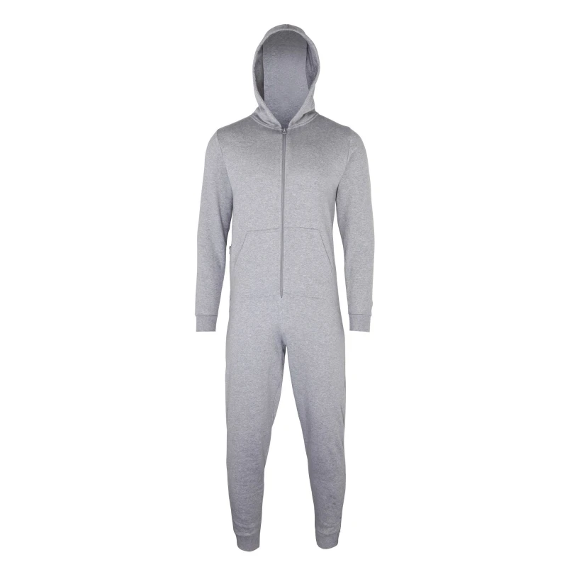 Image of Colortone Comfy Co Plain All In One Onesie in Grey Size: 12-13 Years Grey Unisex 12-13 Years
