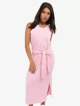 Image of Barbour International Morgan Sleeveless Dress - Pink, Size 14, Women