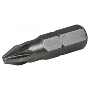 Image of Pozi S2 Grade Steel Screwdriver Bits PZ2 X 25MM (Pack 25)