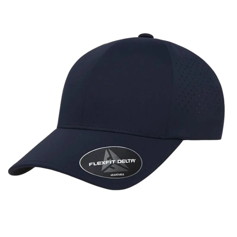 Image of Flexfit Mens Delta Snapback Trucker Cap in Navy Navy Male One Size