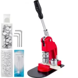 Image of VEVOR 25mm Button Maker 1Button and Badge Maker Machine Button Maker Press Punch Press Machine with 1000 Buttons(1000pcs)