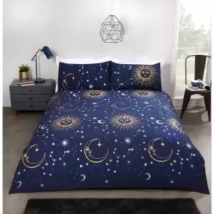 Image of Celestial Navy Duvet Set - Double