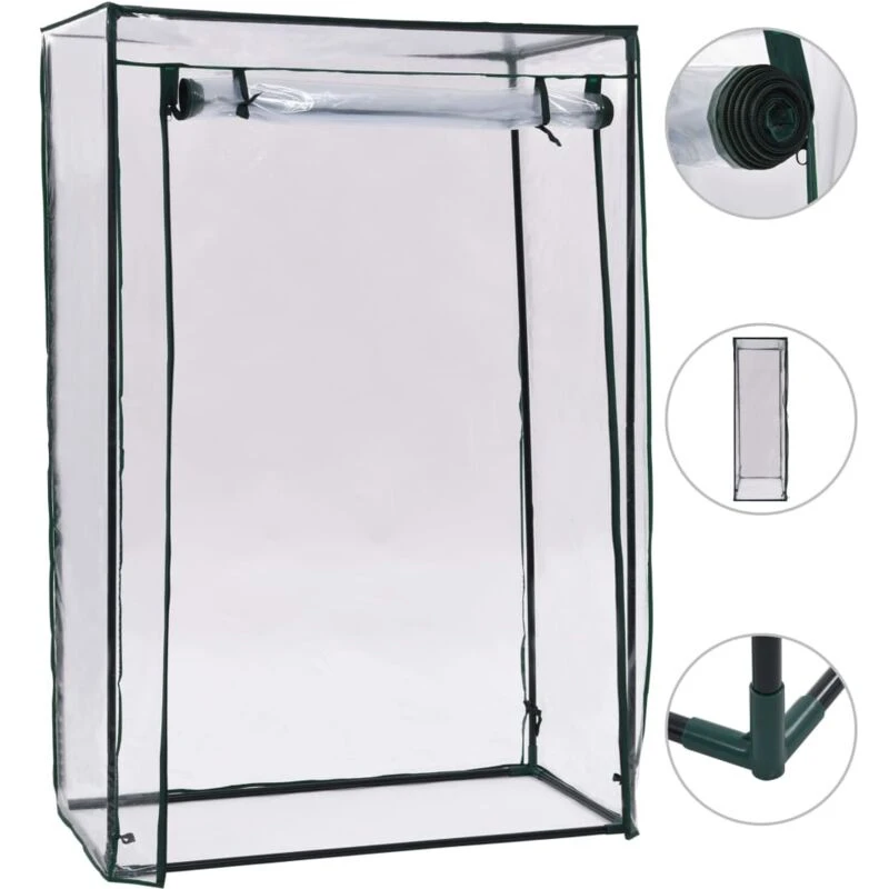 Image of vidaXL Tomato Greenhouse 102x52x150 cm, Clear 46915