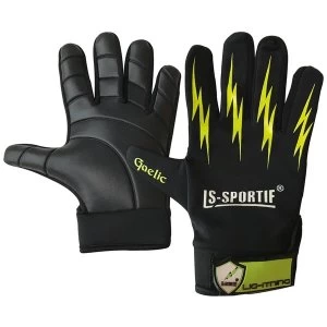 Image of LS Lightning Gloves Black/Lime - Small