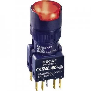 Image of DECA ADA16S6 MR2 A2KR Pushbutton 250 V AC 5 A 2 x OffOn IP65 momentary